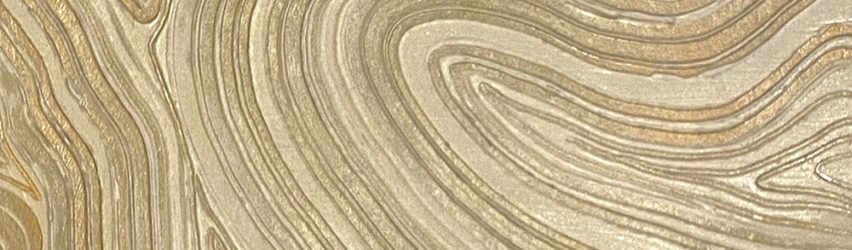 Decorative Finish: Metallic Raised Faux Bois