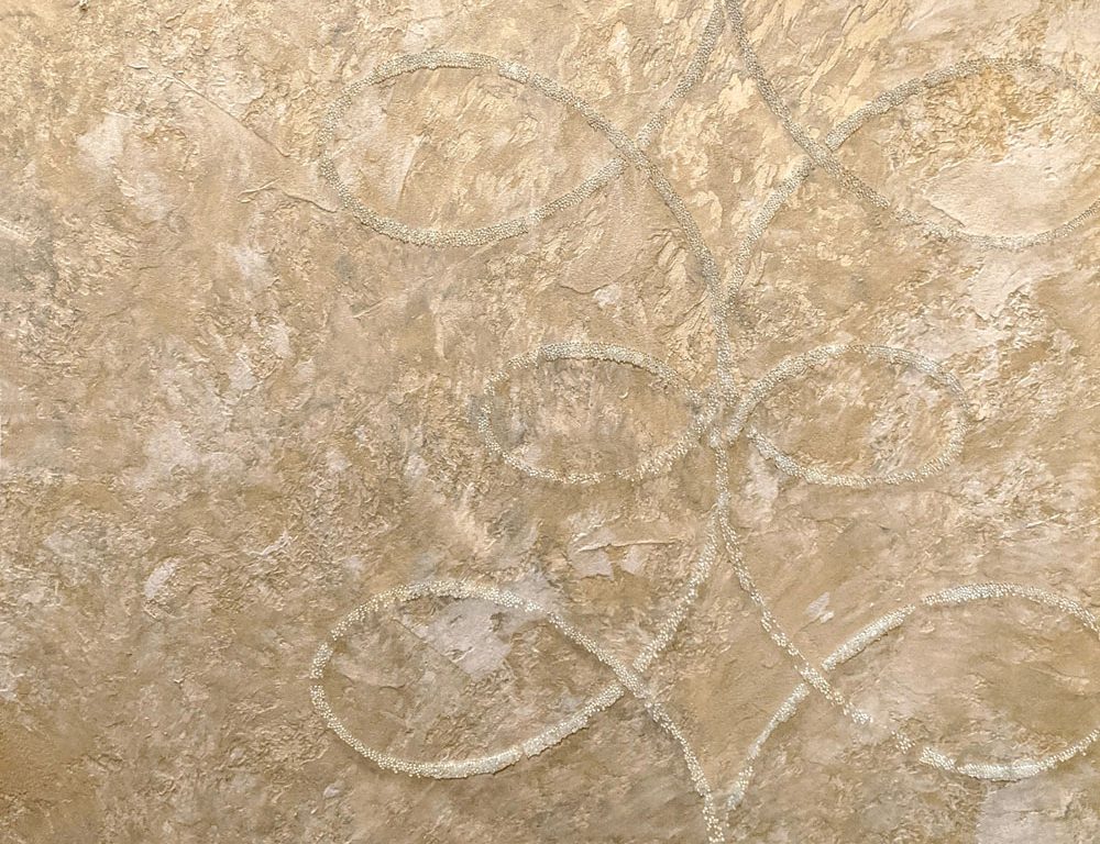 Beaded Brocade decorative finish