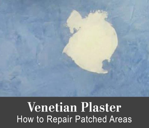 Venetian Plaster - How to Repair a Patched Area