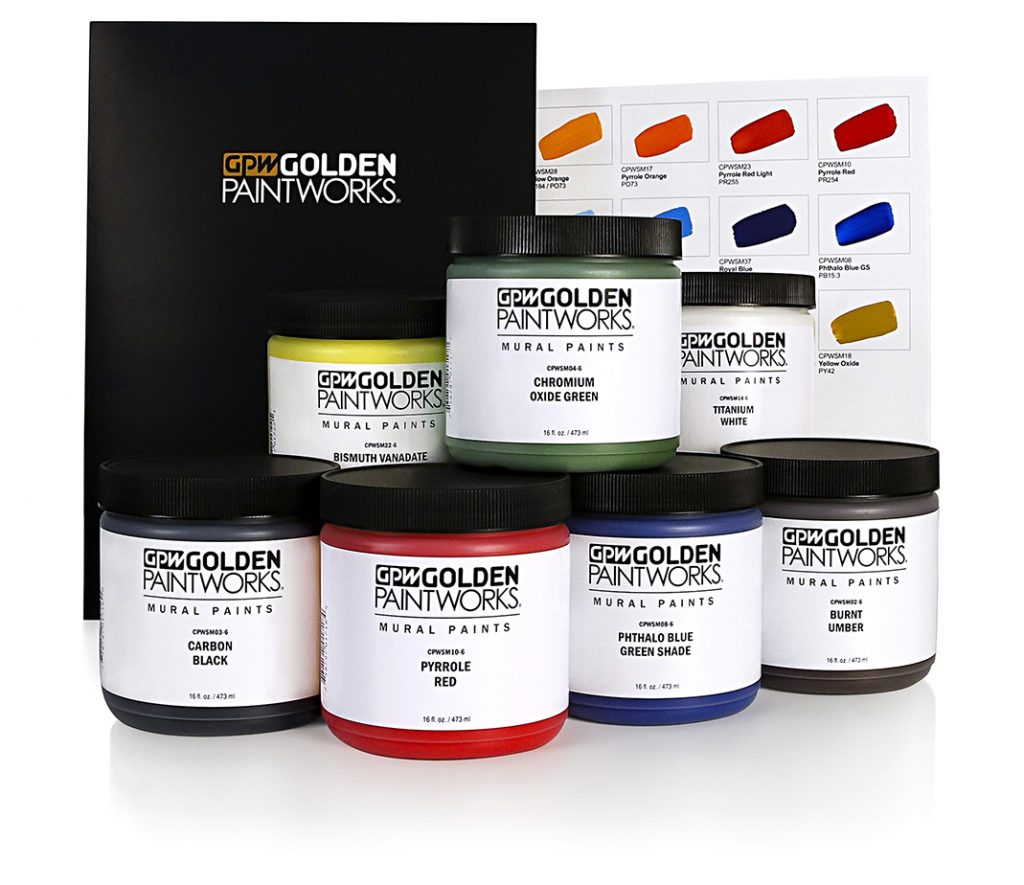 Golden Paintworks Mural and Theme Acrylic Paint - Iridescent Gold