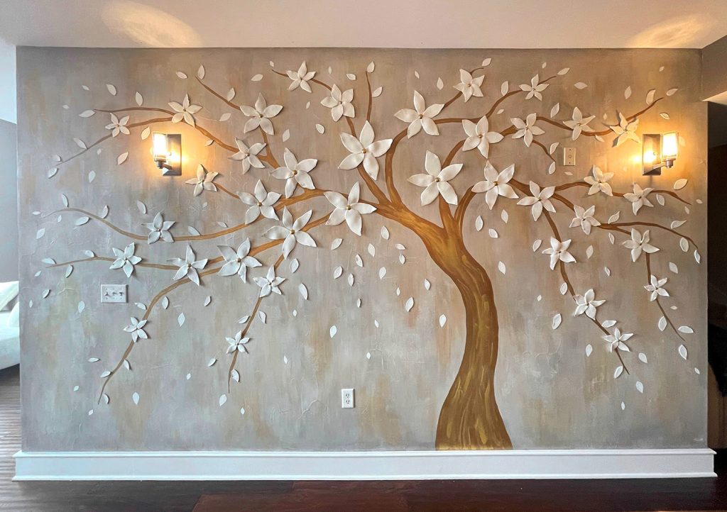 Metallic Paints and Fresco Wall Painting